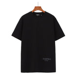 Fog Essentials Tshirts Fear Of God Essentials Double Line Reflective Letter Short Sleeve T-shirt Men and Women Fog High Street