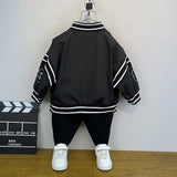 Toddler Boys Jackets Boys' Spring Baseball Jacket Children