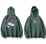 Tom and Jerry Hoodie Winter Clothing Autumn Hooded Sweater Autumn and Winter