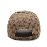 Vintage Check Baseball Cap Plaid Embroidery