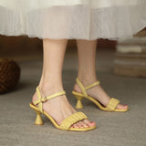 Nude Wide Fit Block Heels