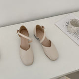 Nude Block Heel Sandals