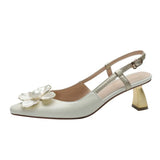 Nude Wide Fit Block Heels