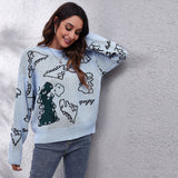 Dinosaur Sweaters Knitted Sweater for Women