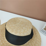Straw Hat Wide Brim Sun Hat Summer Seaside Travel Sun-Proof Beach Hat