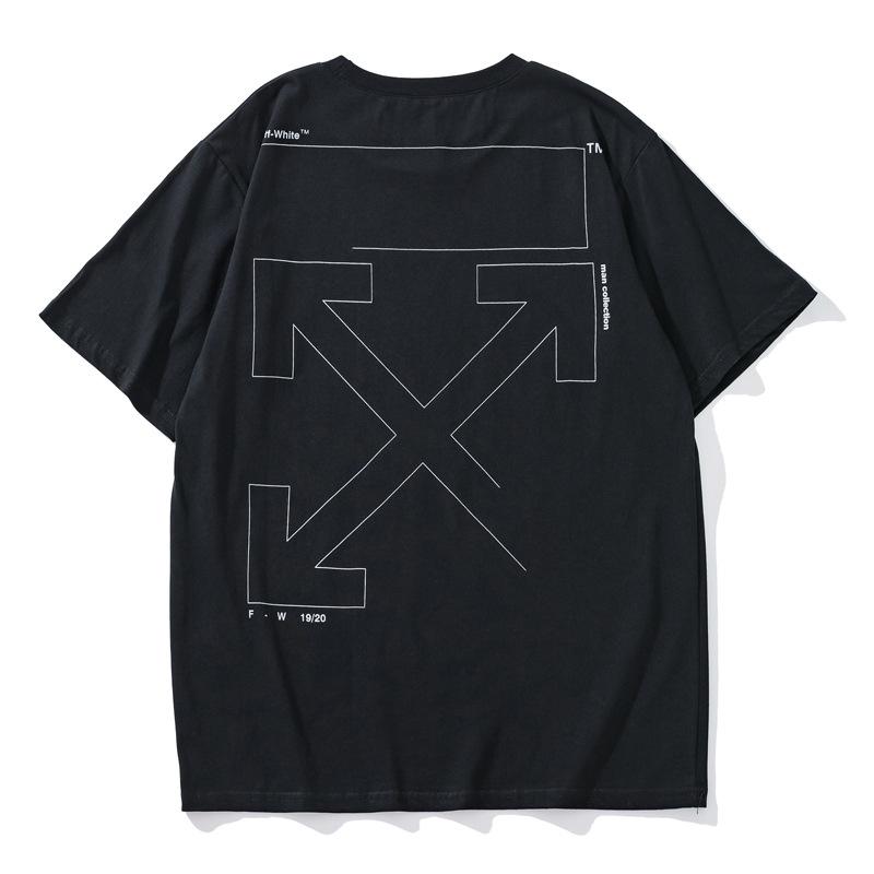 Off White T Shirt Arrow Print Men's Clothing Owt  Short Sleeve