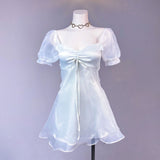 Mariah Carey Dress Retro Waist-Controlled Princess Dress Tulle Dress