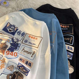 Tom and Jerry Hoodie Autumn and Winter Fleece Sweater Men's Jacket