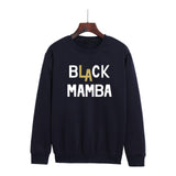 In Memory of Kobe Hoodie Kobe Memorial Clothing Casual Loose Men's and Women's Fleece round Neck Sweater