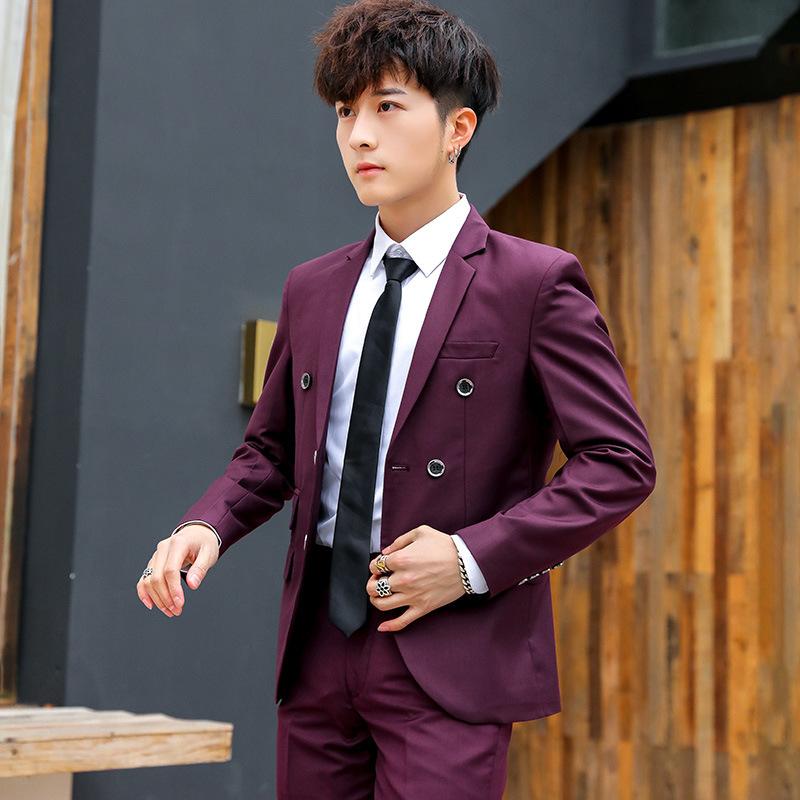 Casual Groom Attire Tuxedo Suits for Men Business Men Suit Men's Formal Dress