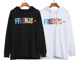 Pop Smoke Vlone King of New York Sweatshirt Tie-Dyed Loose Hooded Sweater