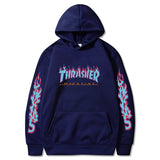 Thrasher Hoodie Hip Hop Fashion Hooded Sweatshirt Top