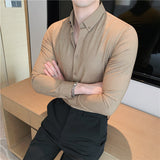 Men 'S Shirt Men 'S Long Sleeve Slim Fit