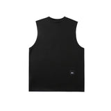 2022 Summer Man Outfits Solid Color Sports Waistcoat Vest