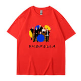 Friends Joy T Shirt Flower Men's and Women's Short-Sleeved T-shirt