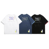 Men T Shirt Summer Casual Tops Men's Clothes Summer Wear Vintage Men's round Neck Short Sleeve Casual Loose Letter Printed T-shirt