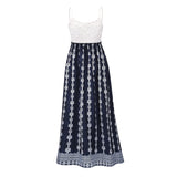 Beth Dutton Bohemian Dress Summer Spring Midi Dresses Lace Sling Floral Skirt