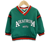 Toddler Boys Sweater Children 'S Sweater Western Style V-neck Spring And Autumn