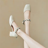 Nude Wide Fit Block Heels