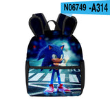 Sonic Backpack Hedgehog Sonic Rabbit Ears Children's Schoolbag Backpack