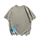 Men T Shirt Summer Casual Tops Men's Clothes Summer Wear Vintage Men's round Neck Short Sleeve Casual Loose Cartoon T-shirt