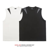 Men Vest Summer Fashion Brand Vest Men's Loose Sleeveless Bottoming Shirt T-shirt