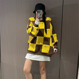 Preppy Aestitic Outfits Round Neck Sweater