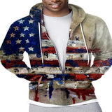 American Hoodies Printed Zipper