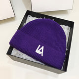 Dogers Winter Hat Fashion Letters Woolen Cap Female Autumn and Winter Leisure