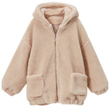 Women Plus Size Jackets Lambswool Fall/Winter Jacket