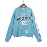 Rrr123 Sweatshirt Jerry Same Style Heavy Distressed Loose Men's Women's Pullover