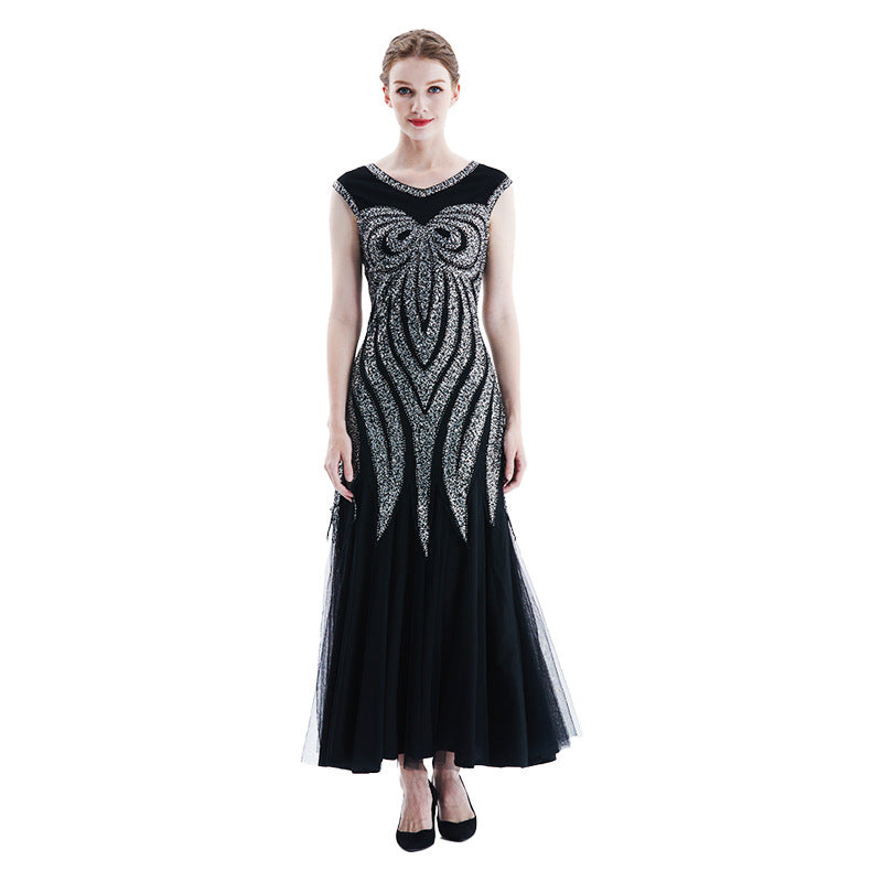 The Great Gatsby Prom Dresses Autumn and Winter Dress plus Size Vintage Sequins
