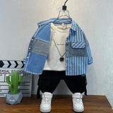 Toddler Boys Jackets Boys Autumn Wear Denim Jacket Children