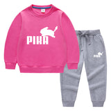 Children Pokemon Pikachu Hoodie & Pant Set Two-Piece Cotton Sweater Set