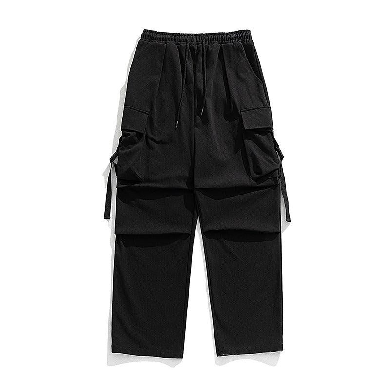 Men Cargo Pants Men's Casual Pants Spring and Summer Loose