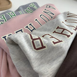 Harvard Sweatshirt Autumn and Winter Loose Crew Neck