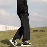 Men Cargo Pants Overalls Men Straight-Leg Trousers