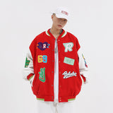 All Star Varsity Jacket Embroidered Logo Punk Couple Baseball Uniform