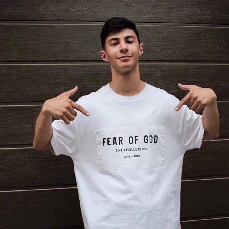 Fog T Shirt Spring/Summer Loose Women's ShortSleeved Men's Tshirt Fear Of God