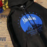 Slogan Graphic Hoodie Loose Pullover Coat