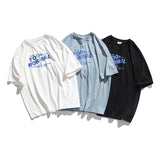 Men's T-shirt Summer Short-Sleeved T-shirt Men's All-Match Retro Trendy Loose Top