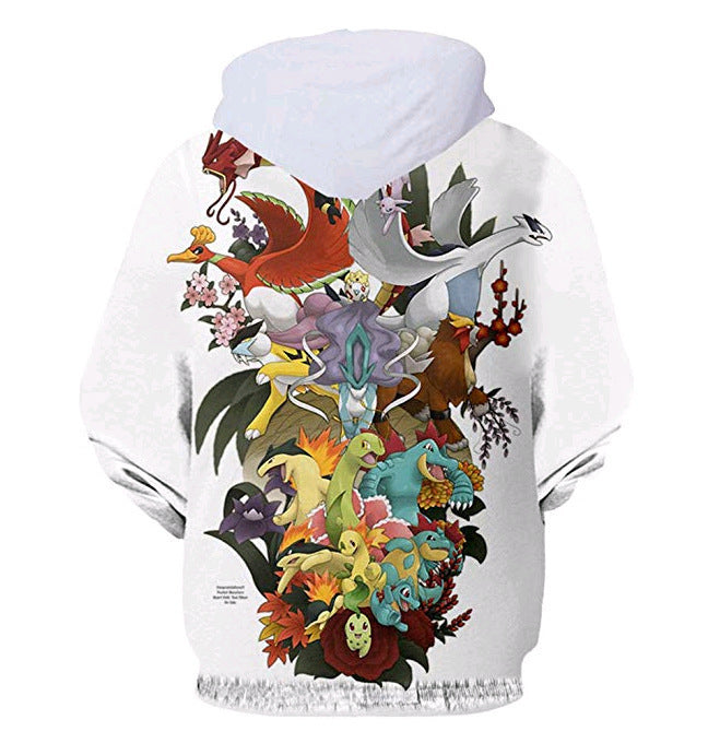 Men and Women Pokemon Pikachu Coat Hooded Sweater