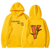 Juice WRLD in Loving Memory Hoodie Vlone & Friends Sweater Loose