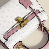 Jackie Kennedy Bag Kelly Bag Ostrich Grain Handbag Shoulder Crossbody Bag