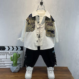 Toddler Boys Sweater Boy Shirt Coat