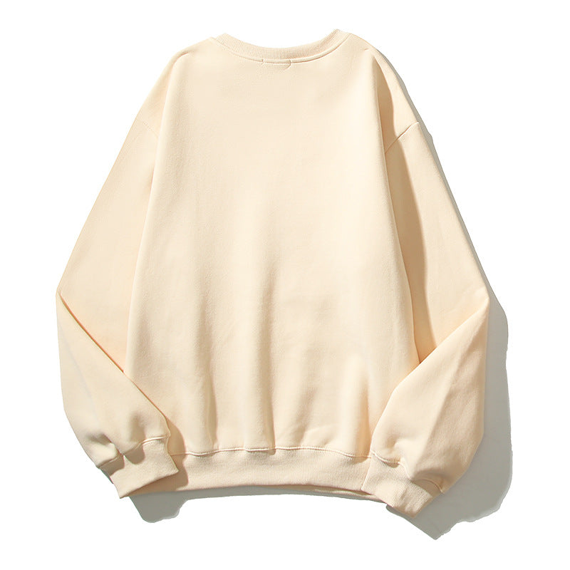 Kanye West Sunday Service Sweatshirt Autumn And Winter Rainbow Letters Loose Round Neck