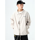 Flower Print Baseball Uniform Men's Spring Loose Bomber Jacket Men's plus Size Retro Sports Casual Jacket Men Shacket Men Jacket