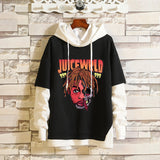 Juice WRLD in Loving Memory Hoodie Rapper Juice WRLD Fashion Fake Two Pieces Sweatshirt