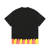 Present T Shirt Vintage Distressed Beauty Devil Print Loose Hip Hop Couple