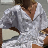 Women Bohemian Dress Summer Beauty Clothing Mini Dress